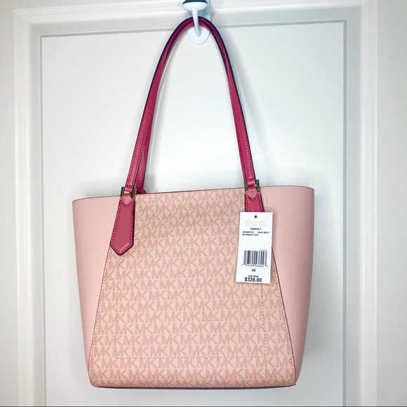 Michael Kors Tulip pink kimberly small bonded tote - Picture 2 of 5